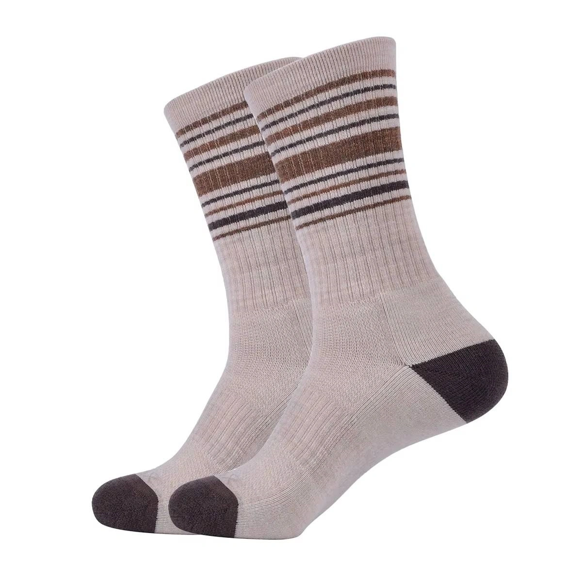 Anti-Bacterial Solax Hiking Socks Custom Logo Men Merino Wool