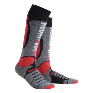 Anti-Bacterial Winter Merino Wool Ski Socks Knitted Knee High Socks Digital Print ODM for Men Women