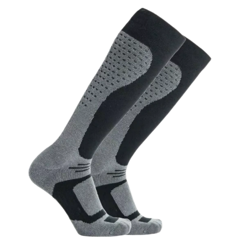 Custom Logo Crew Winter Snowboard Socks-Digital Printing Knitted Anti-Bacterial Merino Wool Unisex