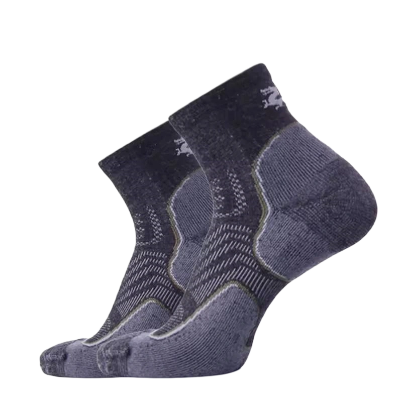 Men's Performance Athletic Running Socks Wicking Cushioned Outdoor Hiking Merino Wool Sports Socks
