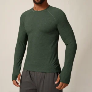 Men's Quick-Dry Performance Long Sleeve with Thumbholes