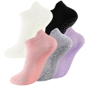 Pilates Socks with Grips for Women Non Slip Grip Yoga