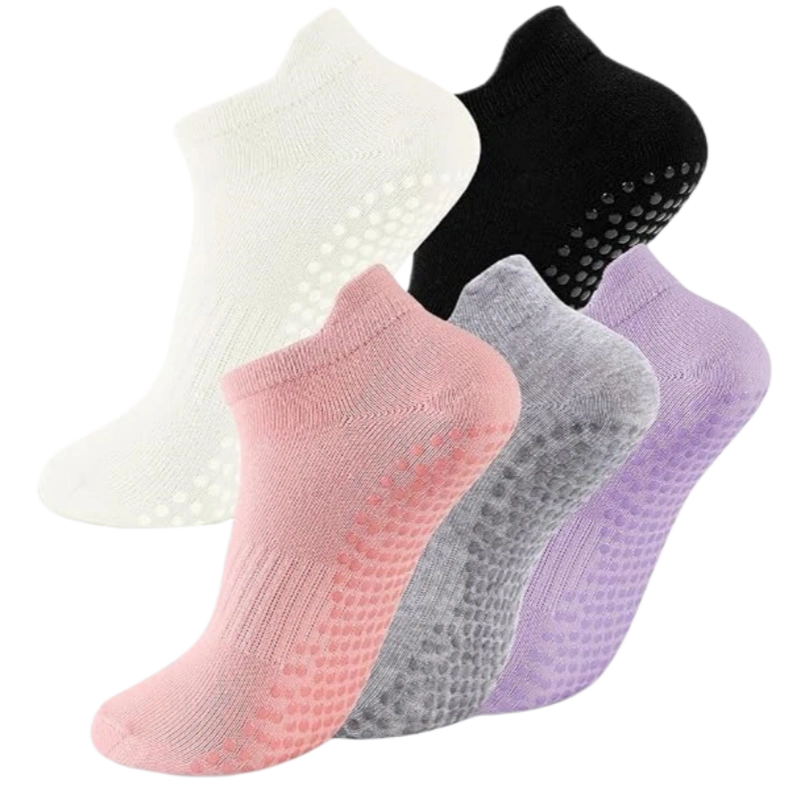 Pilates Socks with Grips for Women Non Slip Grip Yoga